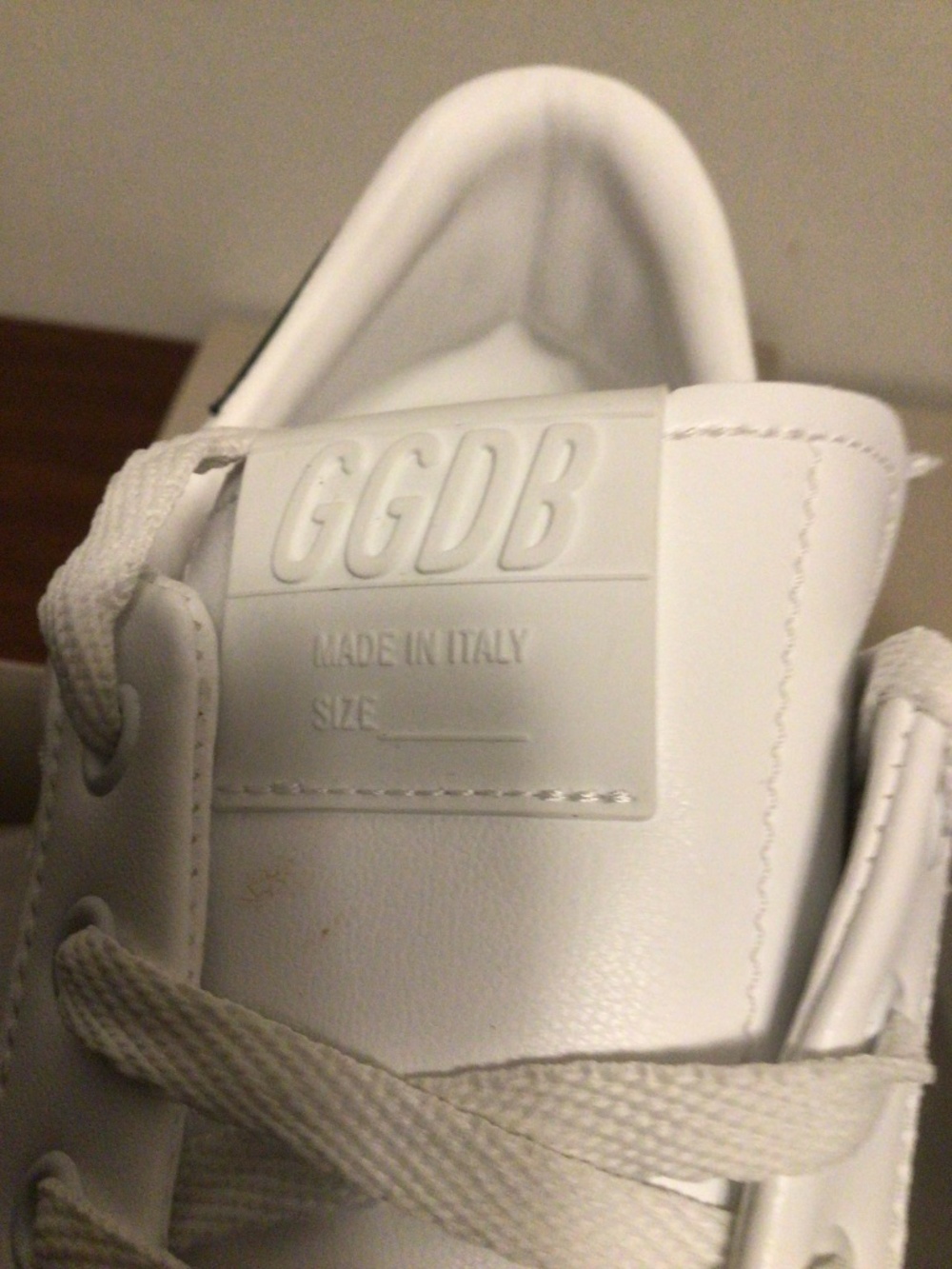 Golden Goose Authentic Pure New white and green Men’s sneakers SZ 44 - Picture 3 of 16